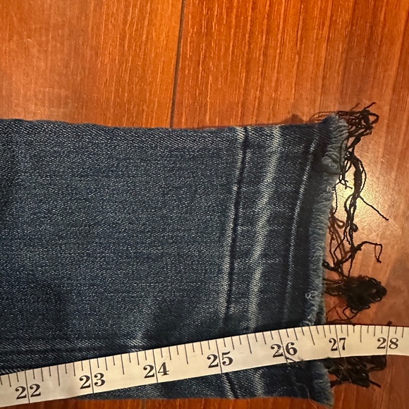 Rag & Bone Ankle Skinny Jeans Women’s 28 – Dark Wash, Raw Hem, Stretch Denim - Picture 9 of 9